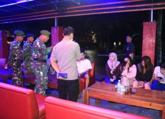 Sinergitas Kodim 0426 & Polres Tuba Dalam Antisipasi Penyebaran Covid-19.