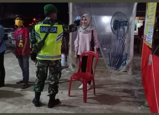 Posko di Hargo Mulyo Menjadi Tameng Cegah Penularan Covid-19, Kata Sertu Widarsono