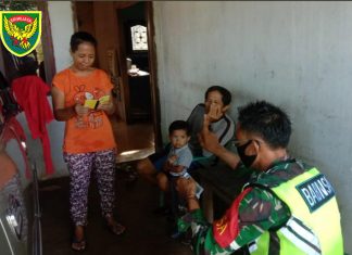 Babinsa Koramil 426-03 Rawajitu Sosialisasi Covid-19 Demi Keselamatan Warga Binaan