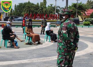 Dandim 0426 Pantau Langsung Kepulangan Santri Ponpes Al Fatah