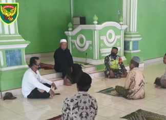 Ikuti Anjuran Pemerintah Kunci Keberhasilan Pencegahan Covid-19, kata Serda Jainal Panani.
