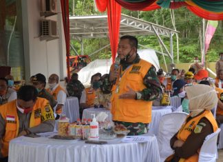 Dandim 0426 : Mesuji Zona Hijau, Peran Babinsa Jajarannya Optimal Laksanakan Tugas