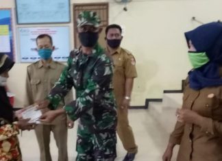 Dana BLT Ringankan Beban Ekonomi Masyarakat Terdampak Covid-19, Kata Babinsa Koramil Mesuji