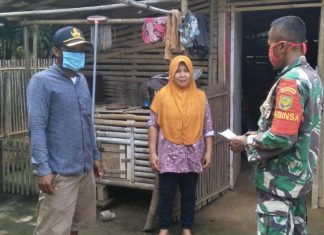 Ini Kata Babinsa Koramil 426-01 Mesuji Kalau Tidak Mau Tertular Covid-19.