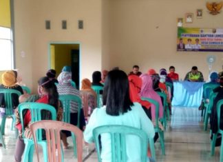 Penyaluran BLT- DD Tahap- II di Sumber Rejo Warga Sudah Sadar Protokol Kesehatan, Kata Babinsa Mesuji