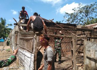 Kodim 0426 Bantu Baznas Bedah Rumah di Tiuh Tohou