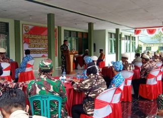 Kodim 0426/TB Laksanakan Komsos dengan Keluarga Besar TNI