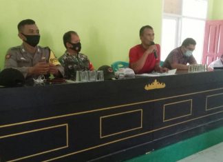 Babinsa Koramil Rawajitu Hadiri Rapat Reorganisasi Gapoktan di Gedung Karya Jitu