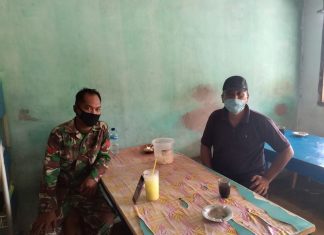Melalui Komsos Babinsa Pererat Sinergitas TNI- Rakyat di Wilayah Binaan.