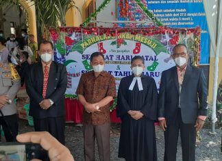 Dandim 0426 Pastikan Natal Di Mesuji Aman