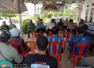 Turun Langsung Ke Lokasi, Dandim 0426 Pastikan Rawajitu Utara Aman