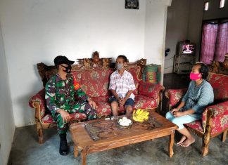 Babinsa Koramil 426-04/BA Ingatkan Keamanan Warga di Musim Penghujan