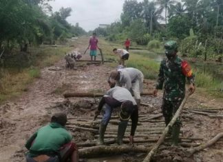 Jangan Biarkan Ekonomi Lumpuh Karena Jalan Rusak, Mari Kita Perbaiki kata Setu Waluyo.