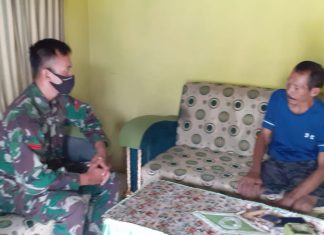 Jalin Kedekatan Dengan Masyarakat Babinsa Koramil Mesuji Kunjungi Warga Setiap Saat.