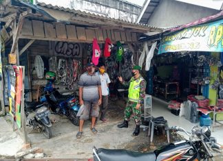 Ingatkan Protkes Babinsa Mesuji Turun Rumah ke Rumah.