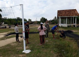 Babinsa Sertu Roy Martin Ajak Warga Giat Olahraga