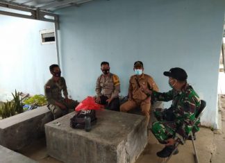 Babinsa Koramil 426-03 Rawajitu Tingkatkan Koordinasi dan Sinergitas Dengan Babinkamtibmas dan Aparatur Desa