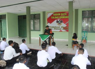 Kodim 0426 Tuba, Laksanakan Pembinaan Kepada Calon Prajurit TNI-AD