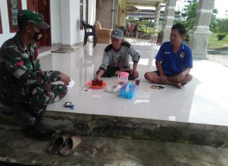 Babinsa Mesuji Upayakan Kemanunggalkan TNI- Rakyat Dengan Anjangsana.