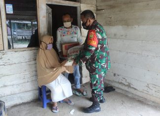 Jum’at Berbagi oleh Serka Ngadino Babinsa Koramil 426-04 Banjar Agung.