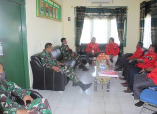 Audiensi Pemuda Batak Bersatu Kabupaten Tulang Bawang Dengan Dandim 0426 Tulang Bawang