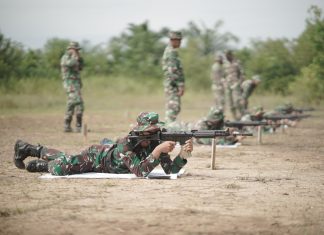 Asah Kemampuan Menembak Kodim 0426 Tuba Laksanakan Menembak