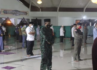 Dandim 0426 Tuba Panjatkan Doa Untuk Prajurit Yang Gugur Musibah Kapal Selam KRI Nanggala 402