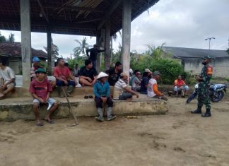 Serda Suranto Ajak Warga Lestarikan Gotong royong dan Laksanakan Protkes