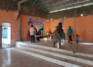 Kebersihan Menjadi Modal Utama Melawan Covid-19 Kata Babinsa Sertu Rafinel