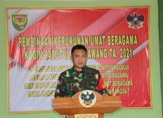 Kodim 0426 Tuba Gelar Kegiatan Kerukunan Umat Beragama.