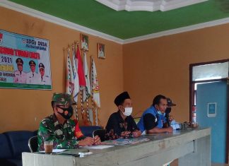 Babinsa Rawajitu Sosialisasi Sholat Idul Adha 1442 di Tengah Pandemi