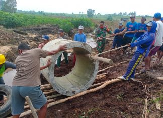 Dukungan Masyarakat Pada Pra TMMD 112 Kodim 0426/Tuba Sangat Luar Biasa