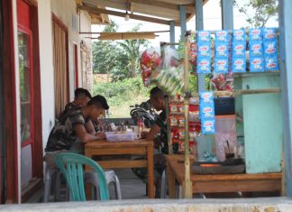 Satgas TMMD ke-112 Bawa Berkah Untuk Warga Gunung Tapa Ilir