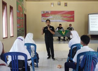 TMMD 112 Kodim 0426 Tuba Gelar Penyuluhan Narkoba