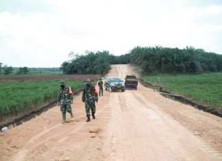 Dansatgas TMMD 112 Kodim 0426/TB Tinjau Langsung ke Sasaran Pembangunan