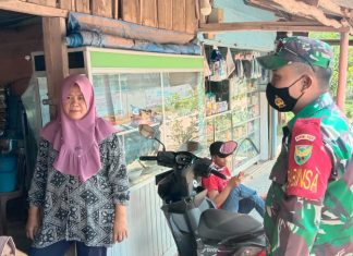 Ini Penjelasan Babinsa Rawajitu Sertu Heryansyah Tentang Vaksin