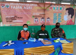 Ini Kata Sertu Sumarno Saat Himbau Masyarakat Fajar Asri