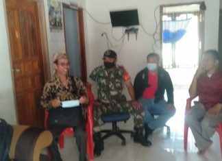 Pentingnya Vaksinasi dan Prokes,Ajakan Serda Masriyanto di Kampung Sidomulyo