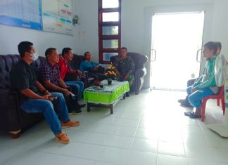 Sinergitas Babinsa Adi Luhur Bersama Aparat Desa