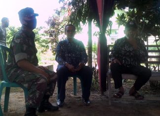 Sertu Sujarno Bersama Babinkamtibmas Kawal Kegiatan Natal di Gereja GPDI
