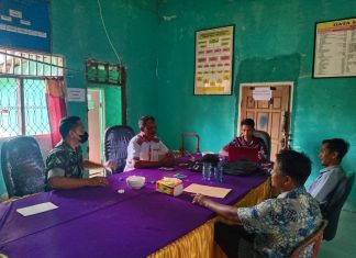 Sertu Basarudin Meminta Warga Mendukung Pemerintah Menanggulangi Covid 19