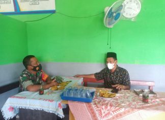 Babinsa Panggung Rejo Himbau Orang Tua Sukseskan Vaksin Anak