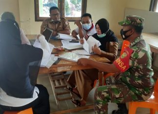 Sertu Supriyono Menghimbau Warga Dirumah Saja Saat Perayaan Tahun Baru