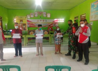 Babinsa Koramil 426-01 Pastikan BLT Tersalurkan dan Tepat Sasaran