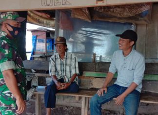 Sertu Heryansah Memastikan Warga Binaanya Sudah Melaksanakan Vaksinasi