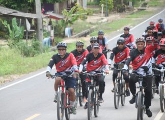 Dandim 0426/TB dan Anggota Gogab Melaksanakan Gowes Bersama Demi Menjalin Talisiraturahmi