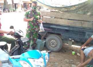 Tidak Taati Prokes Masyarakat Dapat Tegur Langsung Oleh Sertu Maisi