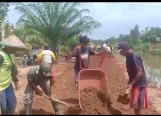 Serka Exnasius Meminta Warga Binaan Agar Selalu Melakukan Kegiatan Gotong Royong