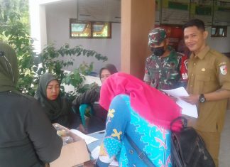 Pandemi Belum Berakhir,Tetap Patuhi Prokes Kata Koptu Priyanto Saat Anjangsana di Balai Kampung Setempat