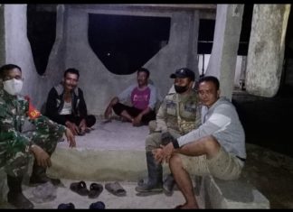 Ciptakan Situasi Yang Aman dan Kondusif Babinsa Kontrol Pelaksanaan Ronda Malam.